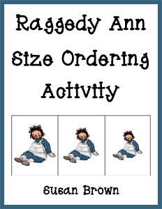 Raggedy Ann Size Ordering Activity