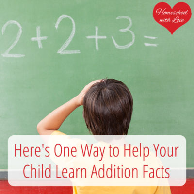 Here’s One Way to Help Your Child Learn Addition Facts