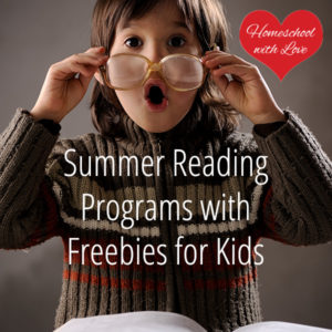 Summer Reading Programs with Freebies for Kids