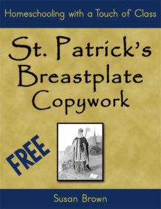 St. Patrick's Breastplate Copywork