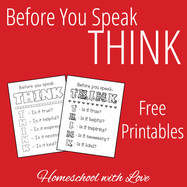 before-you-speak-think-free-printables