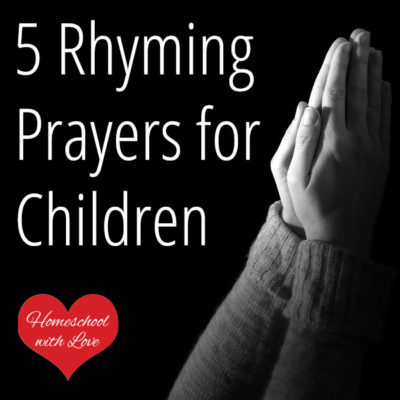 5 Rhyming Prayers for Children