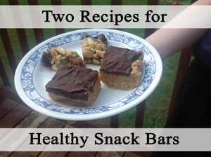 Two Recipes for Healthy Snack Bars
