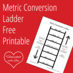 Metric Conversion Ladder Free Printable
