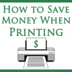 How to Save Money When Printing
