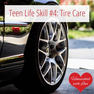 Car tire - Teen Life Skill #4: Tire Care
