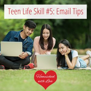 Teens looking at computer - Teen Life Skill #5: Email Tips