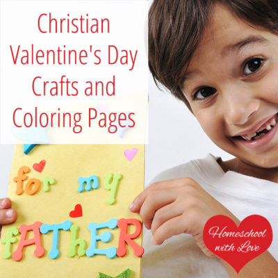 Christian Valentine’s Day Crafts and Coloring Pages