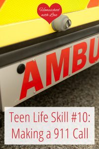 Ambulance - Teen Life Skill #10: Making a 911 Call