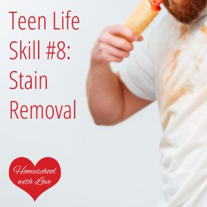 Man with dirty shirt eating hot dog - Teen Life Skill #8: Stain Removal