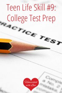Test and pencil - Teen Life Skill #9: College Test Prep