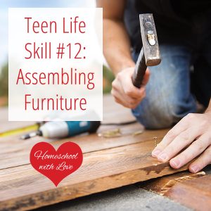 Person hammering - Teen Life Skill #12: Assembling Furniture