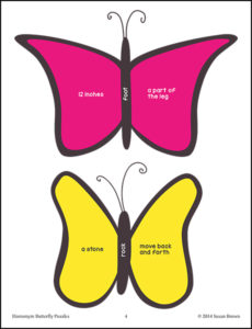 Homonym Butterfly Puzzles image 2