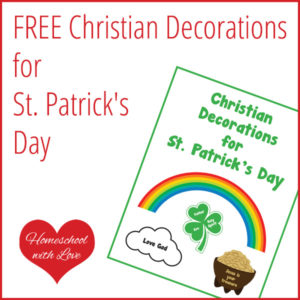 FREE Christian Decorations for St. Patricks Day