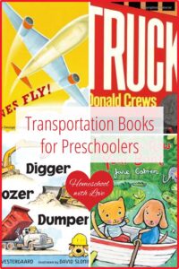 Transportation books for preschoolers