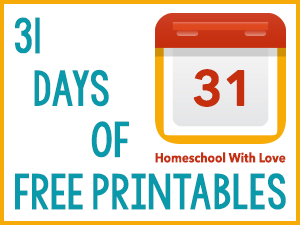 31 Days of FREE Printables!