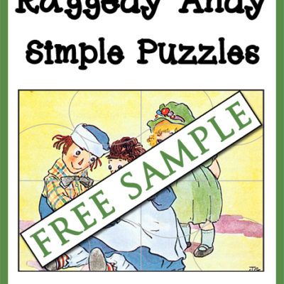 Raggedy Andy Simple Puzzles Free Sample