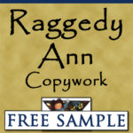 Raggedy Ann Copywork Free Sample
