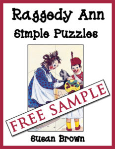 Raggedy Ann Simple Puzzles Free Sample cover 600h