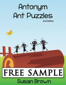 Antonym Ant Puzzles cover 2 Free Sample 600h