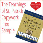 The Teachings of St. Patrick Copywork Free Sample