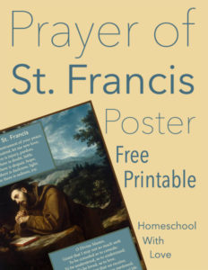 Prayer of St Francis Poster Free Printable 600h
