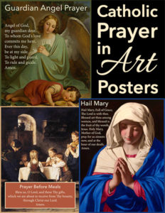 Catholic Prayer in Art Posters 600h