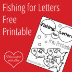 Fishing for Letters Free Printable