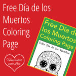 Free Día de los Muertos Coloring Page