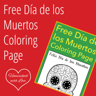 Free Día de los Muertos Coloring Page