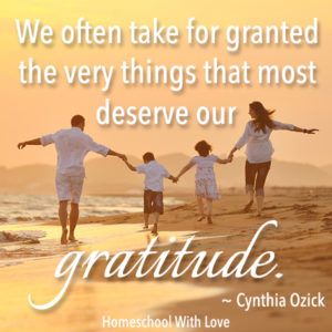 Ozick Gratitude Quote