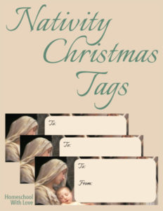 Christmas Nativity Tags 600h