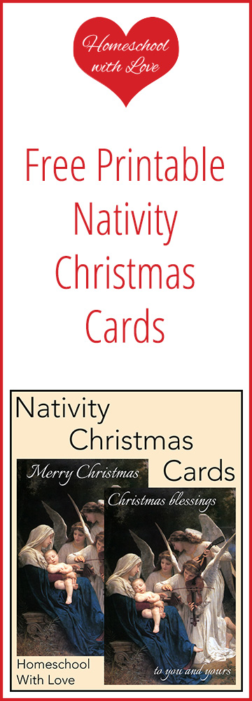 Free Printable Nativity Christmas Cards