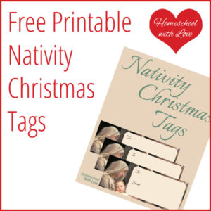 Free Printable Nativity Christmas Tags