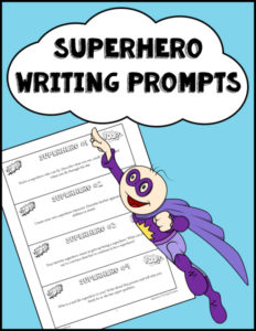 Superhero Writing Prompts 600h