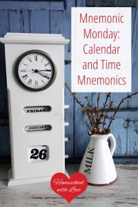 Clock and calendar - Calendar and Time Mnemonics