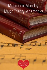 Books on sheet music - Music Theory Mnemonics