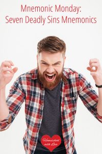 Angry man - Seven Deadly Sins Mnemonics