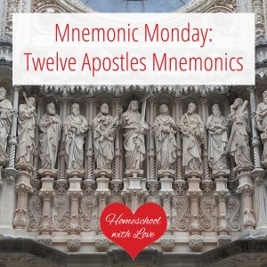 Statues of Jesus and the apostles - Twelve Apostles Mnemonics