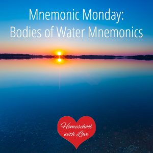 Lake at sunset - Bodies of Water Mnemonics