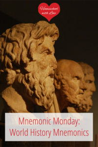 Greek philosophers - World History Mnemonics