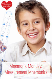 Boy holding ruler - Measurement Mnemonics
