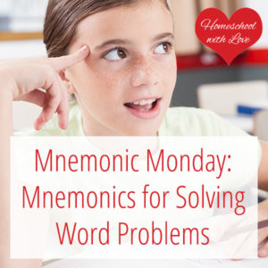 Girl thinking - Mnemonics for Solving Word Problems